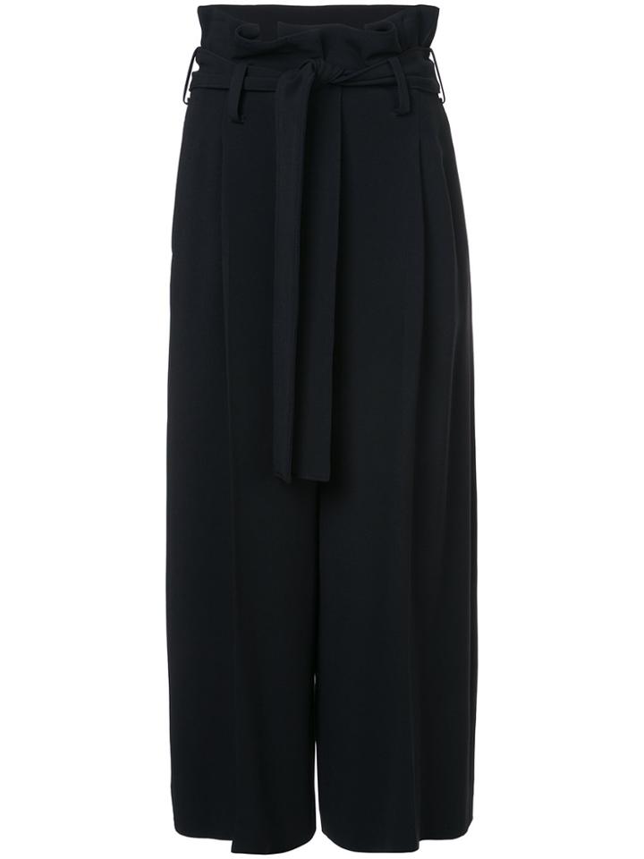 Stella Mccartney Maggie Wide Leg Trousers - Black