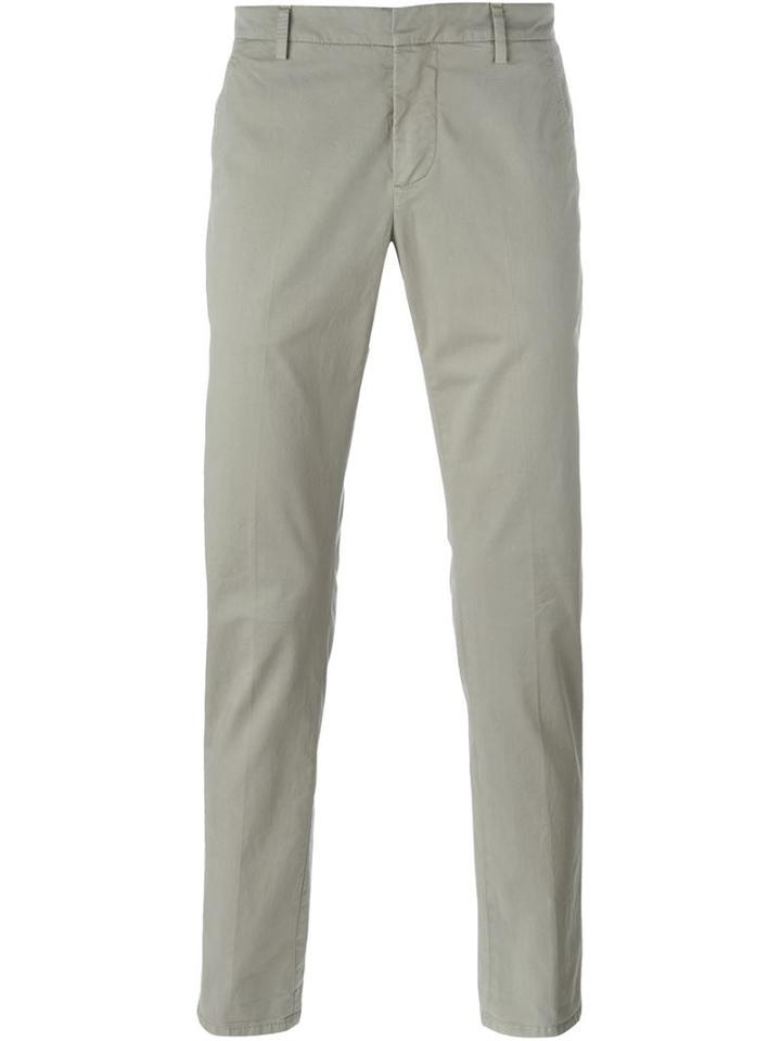 Dondup Classic Chinos, Men's, Size: 32, Grey, Cotton/spandex/elastane