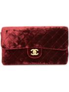 Chanel Pre-owned Quilted Chain Backpack Bag - Red