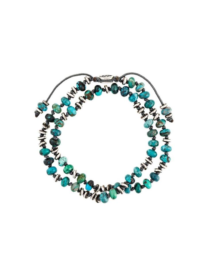 M. Cohen Beaded Bracelet, Men's, Size: Medium, Brown
