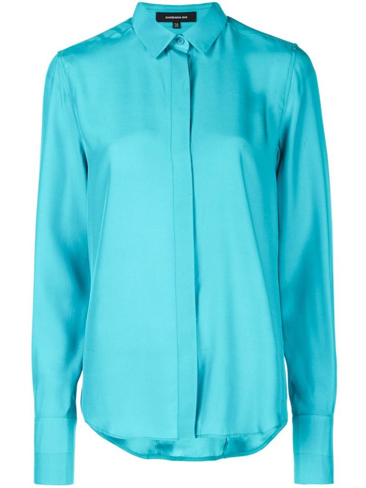 Barbara Bui Concealed Fastened Shirt - Blue