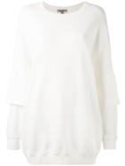 Yeezy - Layered Sleeve Sweatshirt - Women - Cotton - Xs, White, Cotton