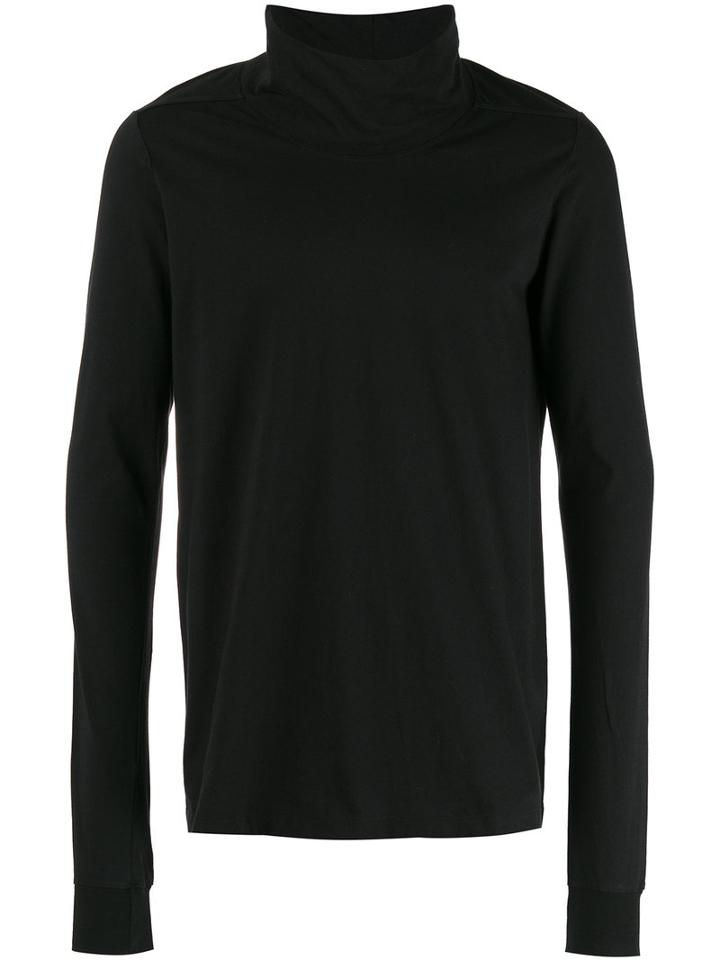 Rick Owens Walrus Jumper, Men's, Size: Large, Black, Cotton