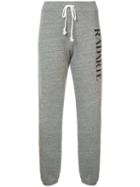 Rodarte - Logo Print Track Pants - Women - Cotton/polyester - M, Grey, Cotton/polyester