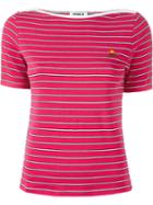 Sonia By Sonia Rykiel Striped Boat Neck T-shirt