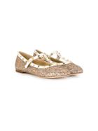 Prosperine Kids Glitter Ballerinas - Neutrals
