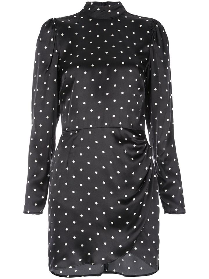 Reformation Blanch Fitted Dress - Black