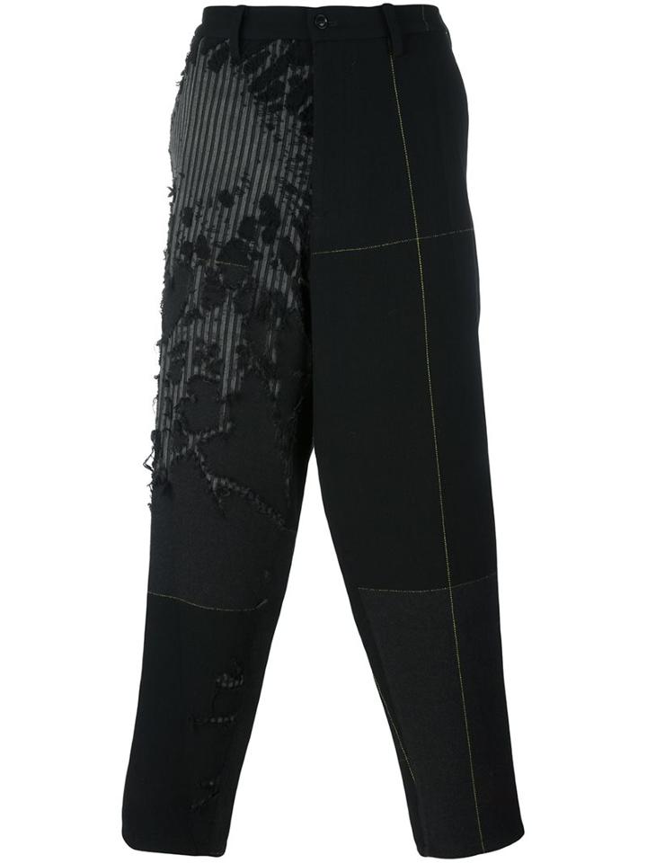 Yohji Yamamoto O-opal Buckle Pants, Men's, Size: 2, Black, Cupro/wool