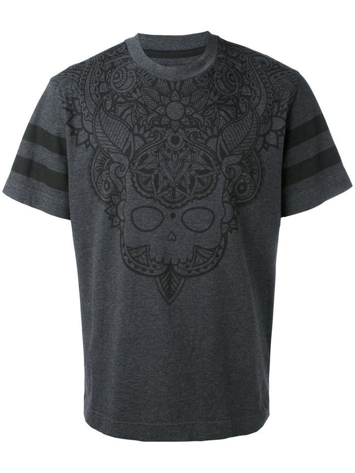 Hydrogen - Skull Print T-shirt - Men - Cotton - 52, Black, Cotton