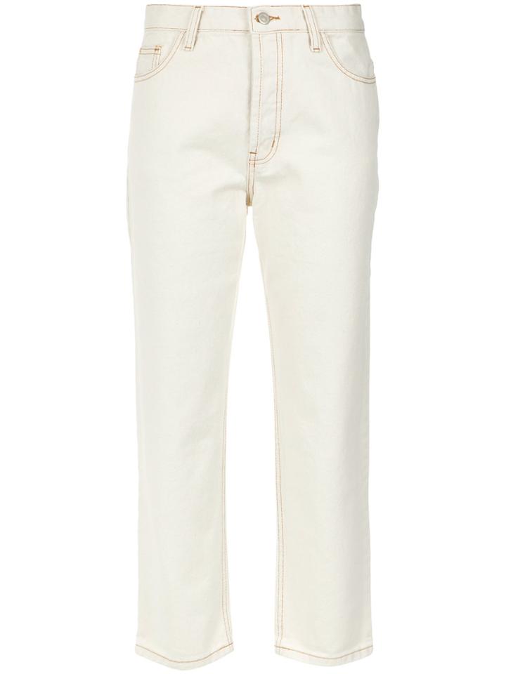Egrey Cropped Jeans - Nude & Neutrals