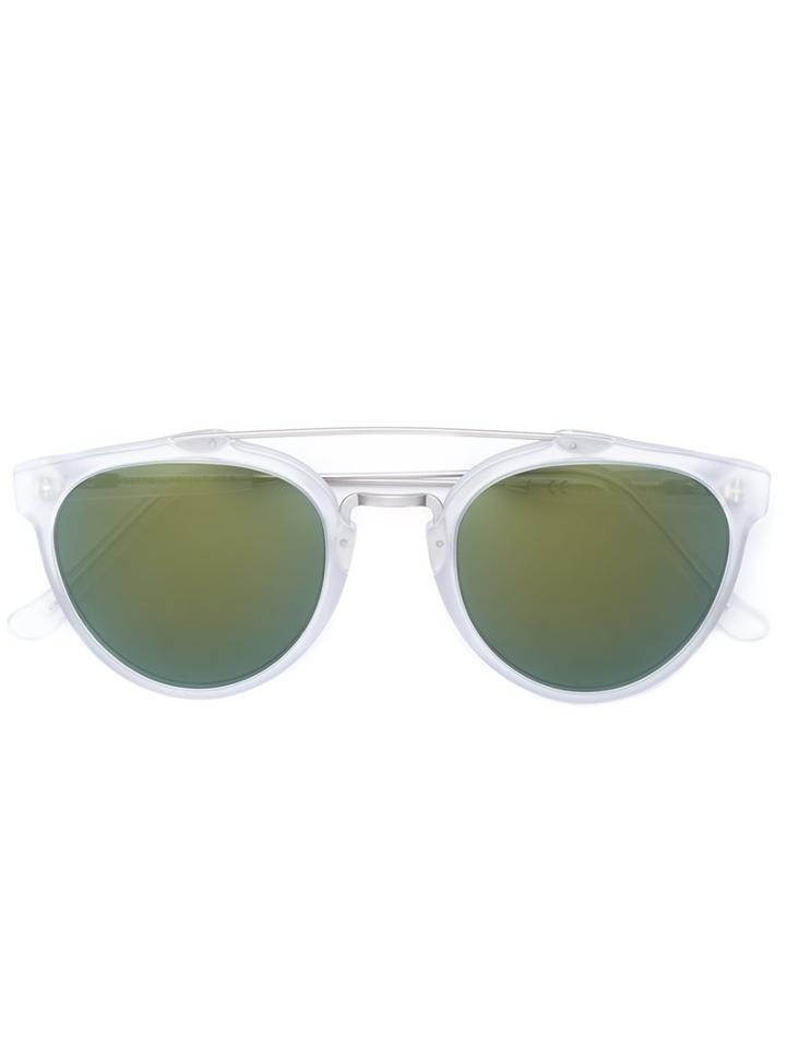 Retrosuperfuture Round Framed Sunglasses, Women's, White, Acetate