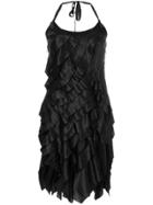 Prada Vintage Layered Mini Dress - Black