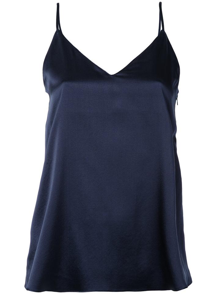H Beauty & Youth - Plain Cami Top - Women - Silk - M, Blue, Silk