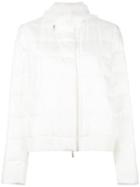 Moncler Gamme Rouge - Padded Hooded Jacket - Women - Silk/feather Down/polyamide/polyester - 2, Women's, White, Silk/feather Down/polyamide/polyester