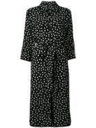 Dolce & Gabbana Polka Dot Shirt Dress - Black