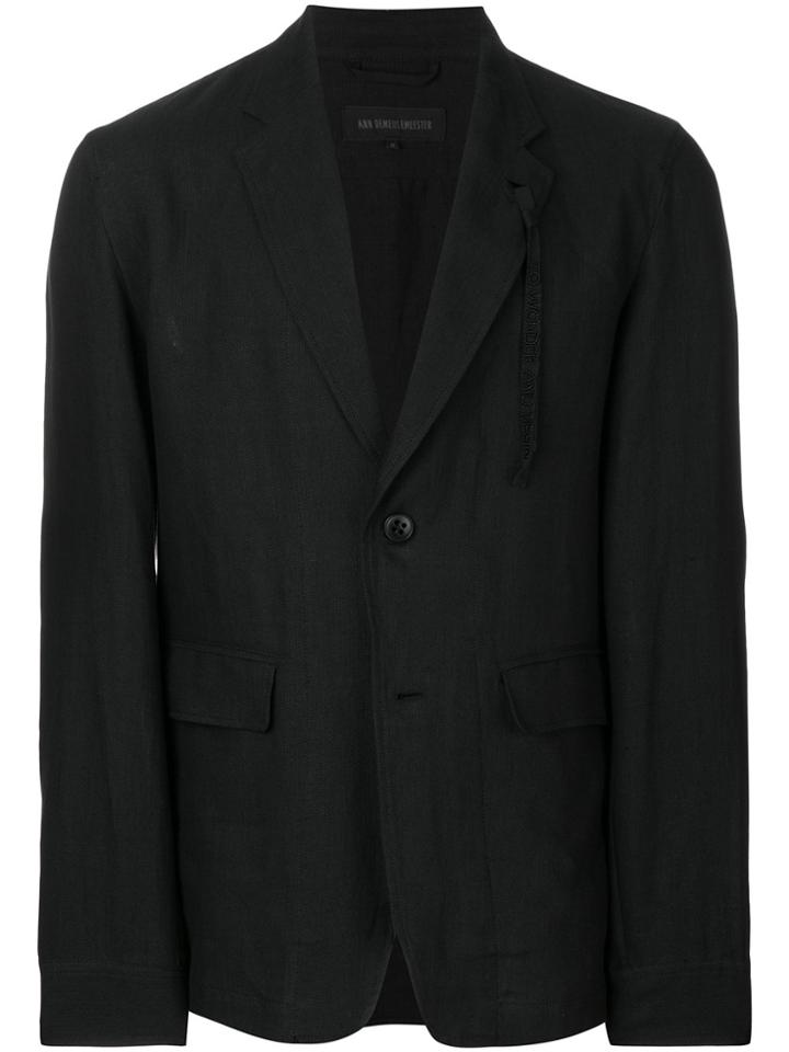 Ann Demeulemeester Grise Shirt Jacket - Black