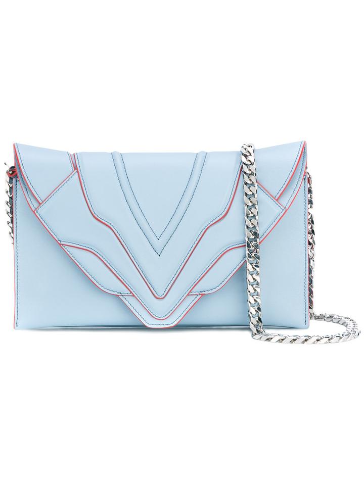 Elena Ghisellini - Sensua Shoulder Bag - Women - Leather - One Size, Women's, Blue, Leather
