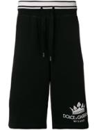 Dolce & Gabbana Logo Track Shorts - Black