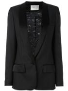 Racil 'hercules' Blazer, Women's, Size: 42, Black, Wool/triacetate/polyester/viscose