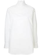 H Beauty & Youth High Neck Blouse - White