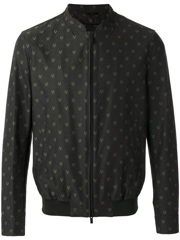 Fendi - Embroidered Bomber Jacket - Men - Cotton - 46, Green, Cotton