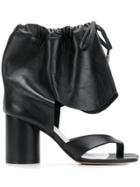 Maison Margiela Drawstring Ankle Sandals - Black
