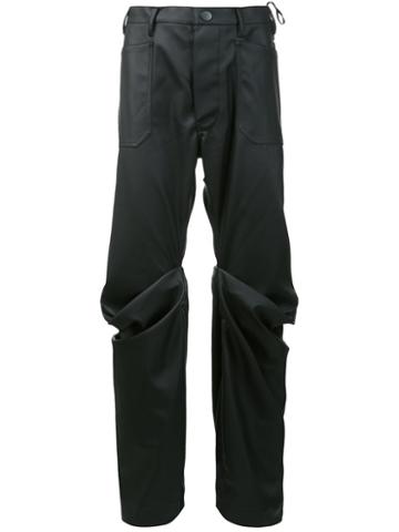 Andreas Kronthaler For Vivienne Westwood 'boot' Wrap Knee Jeans, Adult Unisex, Size: I, Black, Polyester/polyurethane