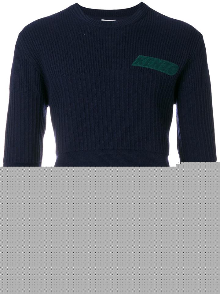 A.p.c. Crew Neck Striped Jumper - Blue