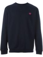 Mcq Alexander Mcqueen 'swallow' Sweatshirt, Men's, Size: Small, Blue, Cotton/polyester