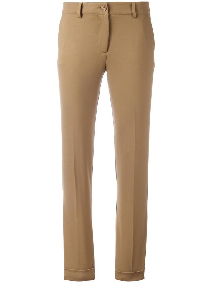P.a.r.o.s.h. 'lilyxy' Trousers, Women's, Size: Large, Nude/neutrals, Spandex/elastane/virgin Wool