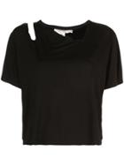 Alice+olivia Roslyn Cut Out T-shirt - Black