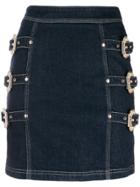 Versace Jeans Couture Buckle Skirt - Blue