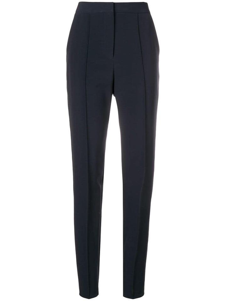 Cyclas Slim-fit Pleated Trousers - Blue