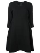 Twin-set Wide Flare Dress, Women's, Size: Medium, Black, Polyester/spandex/elastane/wool
