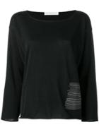 Fabiana Filippi Black Long Sleeved Top
