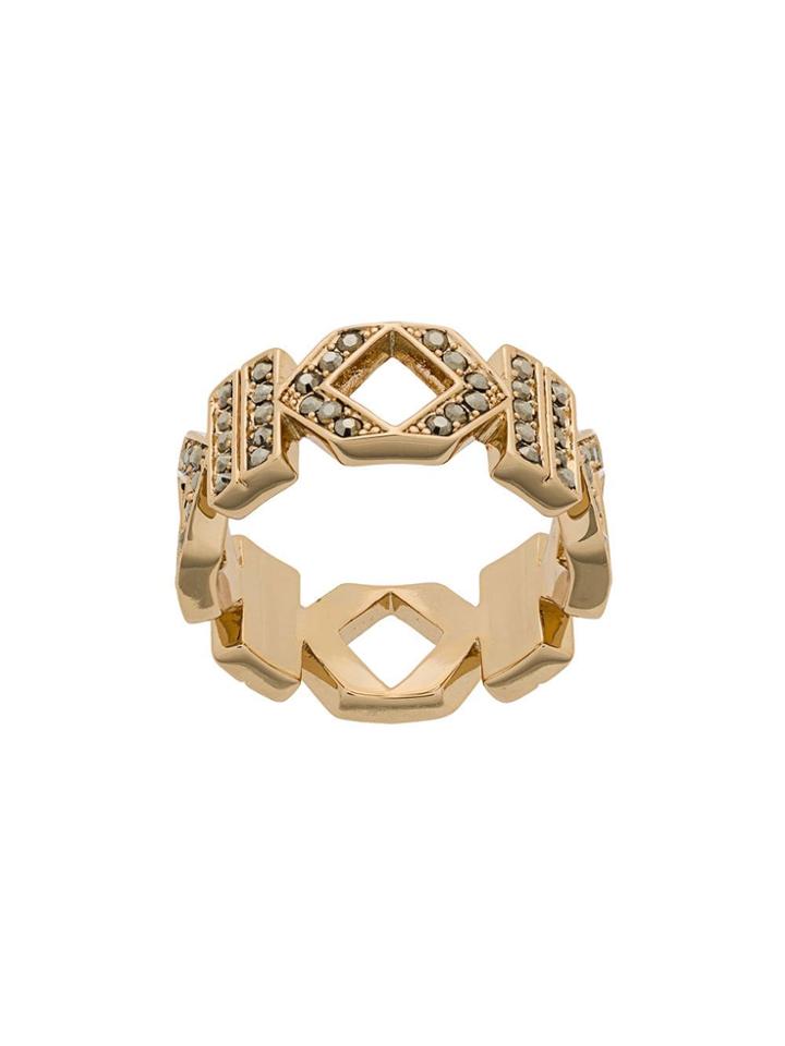 Karl Lagerfeld Double K Ring - Gold