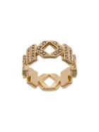 Karl Lagerfeld Double K Ring - Gold