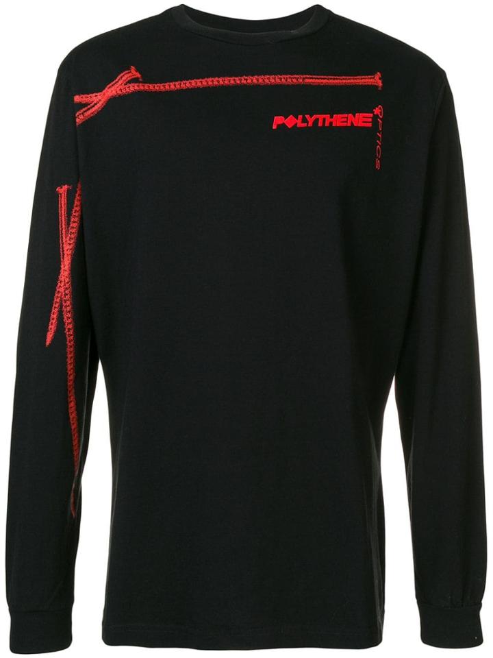 Polythene* Optics Contrast Logo Jumper - Black