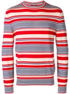 A.p.c. Striped Sweater - Red