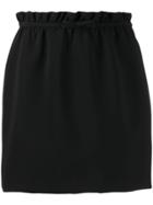 Miu Miu Ruched Waist Skirt - Black