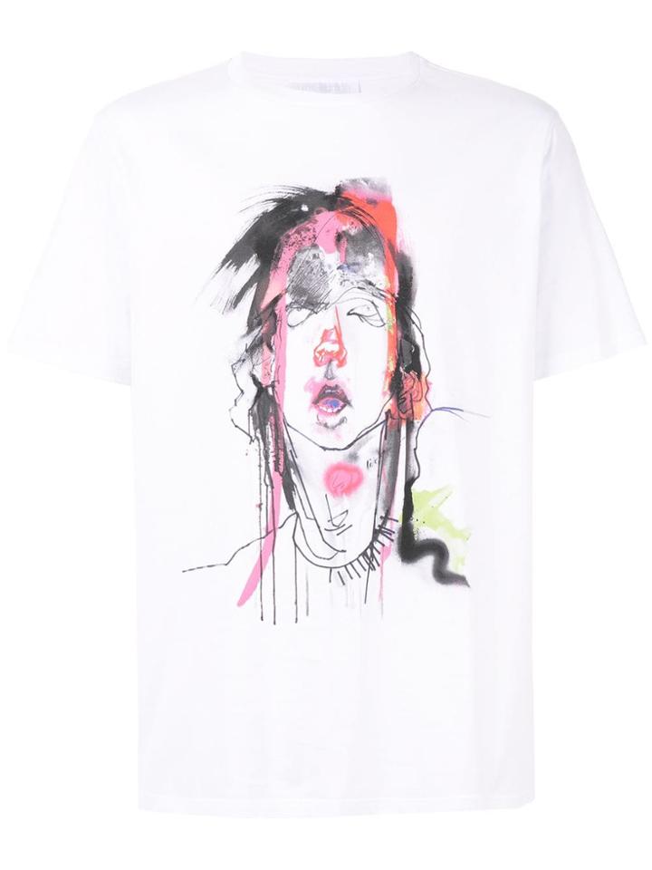 Neil Barrett Julie Verhoeven Mouth T-shirt - White