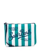 Mc2 Saint Barth Aline Striped Pouch - Green