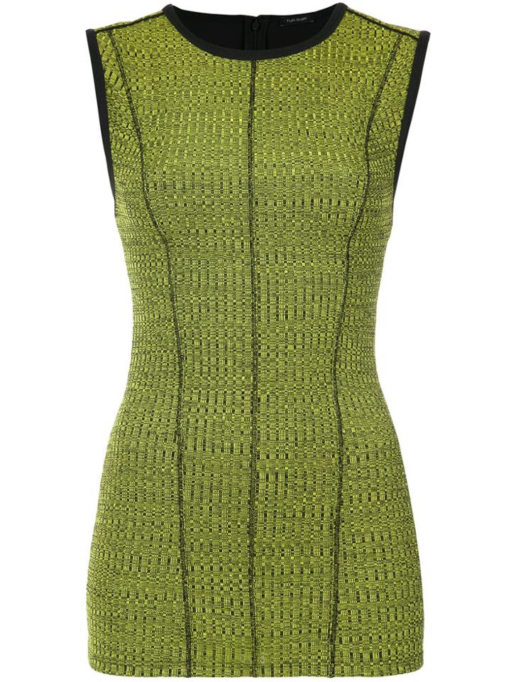 Tufi Duek Panelled Tank Top - Green