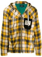 Diesel Check Pattern Jacket - Yellow