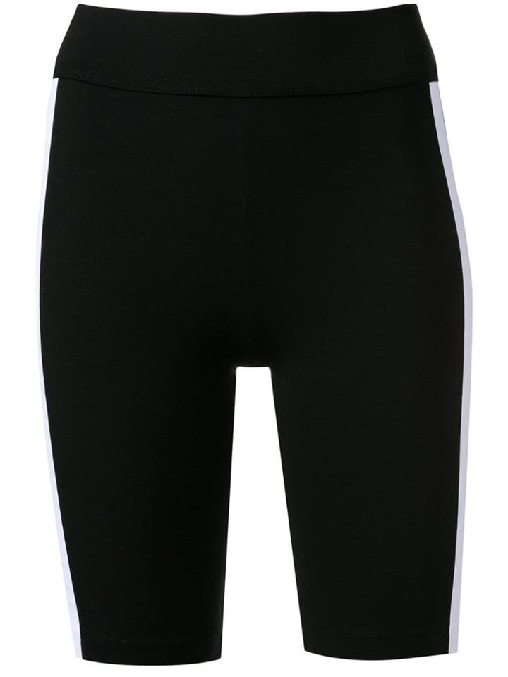 No Ka' Oi Side Stripe Sports Shorts - Black