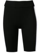 No Ka' Oi Side Stripe Sports Shorts - Black