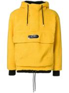 Gcds Oversized Pocket Hoodie - Yellow & Orange