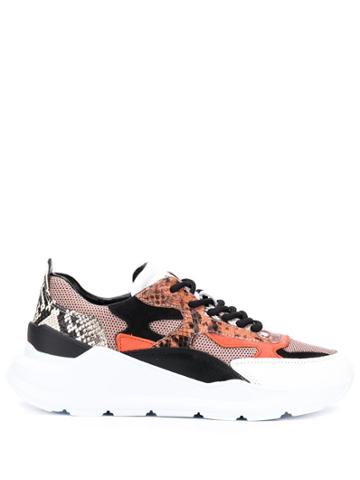 D.a.t.e. Platform Sneakers - Orange