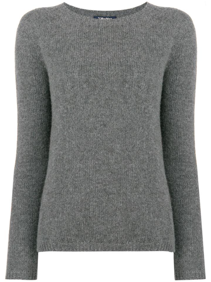 's Max Mara Cashmere Relaxed Fit Sweater - Grey