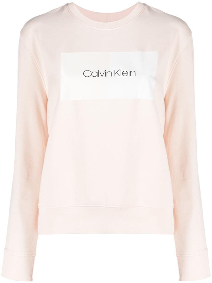 Calvin Klein Classic Logo Sweatshirt - Neutrals